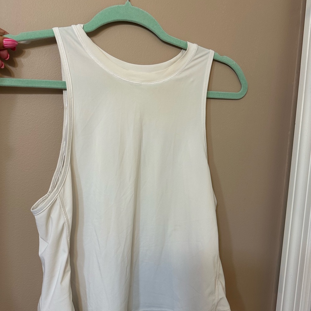 Lululemon Athletica Cream Tank Top Sleeveless
